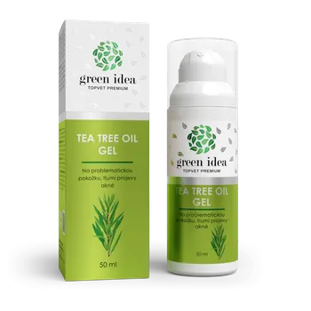 Masážní přípravek green idea - TOPVET PREMIUM Green Idea Topvet Premium Tea tree oil gel 50 ml
