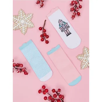 Dívčí spodní prádlo Sinsay - Ponožky 3 kusy - vícebarevná - 735AN-MLC - 735AN-MLC-R18-1