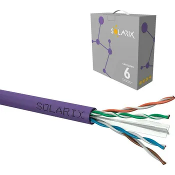 Síťový kabel Kabel instalační Solarix CAT6 UTP nestíněný LSOH 100 m