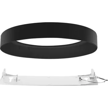 LED panel Rámeček na přisazenou montáž downlightu Panlux pro 6 W kruhový černá