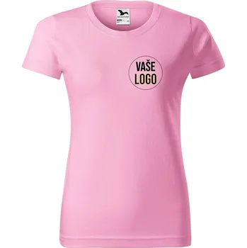 DOBRÝ TRIKO Dámské firemní tričko s vaším logem Barva: Růžová, Velikost: 2XL