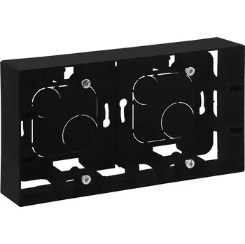 vypínač Krabice nástěnná Legrand Niloé Step dvojnásobná černá