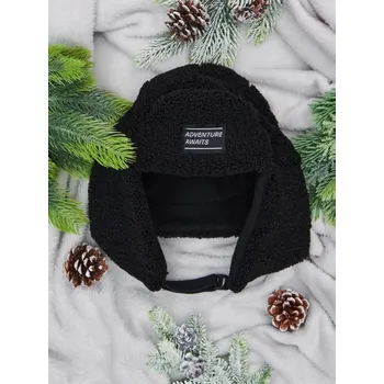 Čepice Sinsay - Ušanka - černá - 7600Y-99X - 7600Y-99X-ONE-1