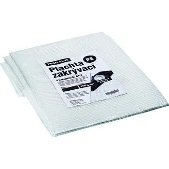 Krycí plachta Plachta zakrývací PROFI PLUS 160 g/m2 průhledná 6×8 m