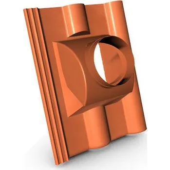 betonová krytina Taška odkouření turbokotle KMB BETA Elegant cihlová