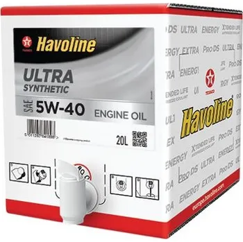 Motorový olej TEXACO HAVOLINE ULTRA SAE 5W-40 20L