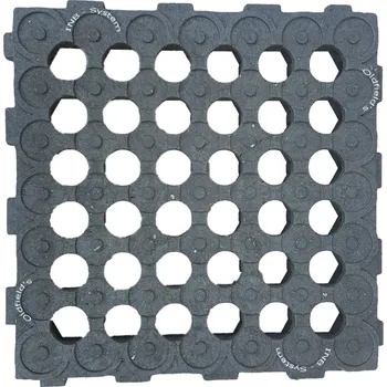 Venkovní dlažba Mosolut INB venkovní rohož 50 x 50 cm šedá