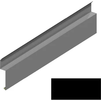 Střešní lemovaní Dilatační lišta RS138A-90 SP 25 2N156 černá 0,5 mm 2 bm