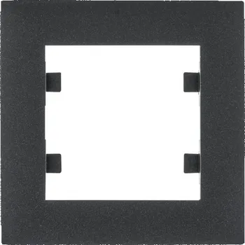 Rámeček Hager Lumina Intense jednonásobný univerzální černá