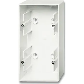 vypínač Dvojkrabice přístrojová nástěnná Future linear mechová bílá