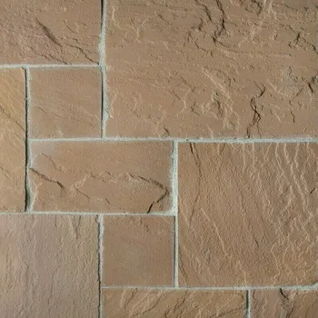 Venkovní dlažba Dlažba kamenná DEKSTONE S 2215 Golden Leaf pískovec přírodní románský vzor