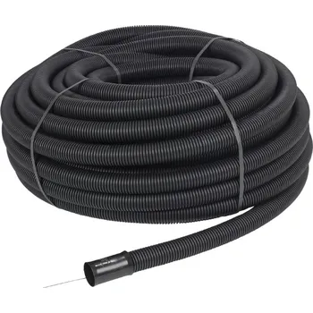 kabelová chránička Chránička korugovaná ohebná černá 50 mm 50 m