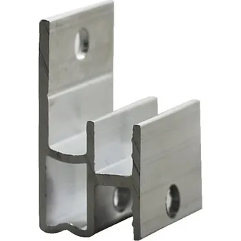 Stavební profil Spojka fasádní hliníková DŘEVOplus 15×20×28 mm