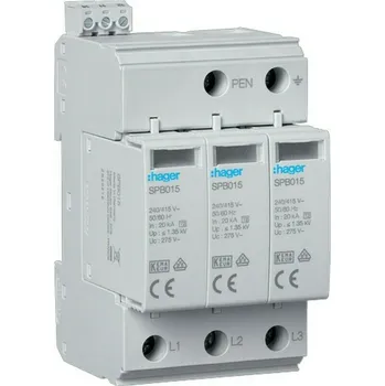 svodič přepětí Svodič přepětí T2 Hager SPB315