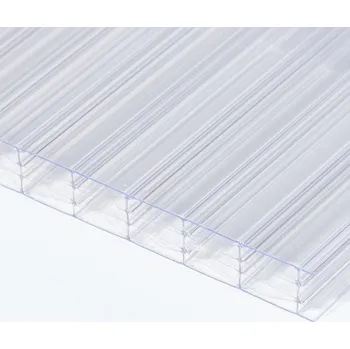 Průsvitná krytina Deska polykarbonátová dutinková MULTICLEAR 10 STRONG 6 WALL 2UV čirá 2100×4000 mm