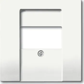 vypínač Kryt zásuvka komunikační/reproduktorová ABB Future mechová bílá