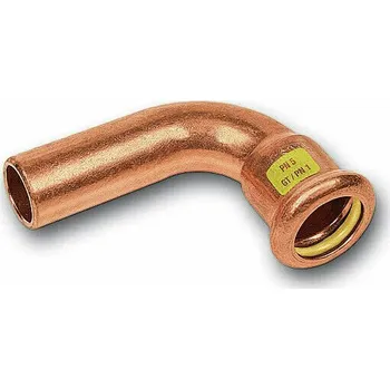 Fitinka Oblouk 90° lisovací Sanha Cu Press Gas 10001A 42 mm MF