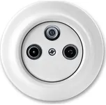 Zásuvka anténní koncová ABB Decento TV/R/SAT bílá