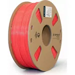 Gembird filament, ABS, 1,75mm, 1kg, fluorescentní, červená
