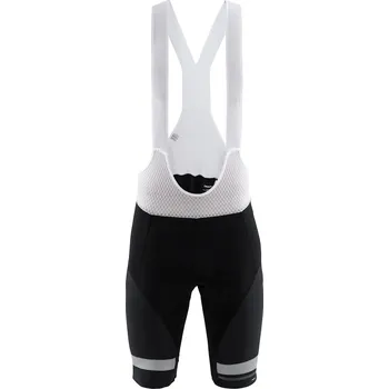Cyklistické kalhoty Cyklokalhoty CRAFT Hale Glow Bib Černá-Bílá - vel. L