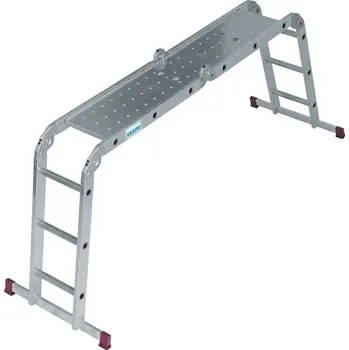 Lešení Žebřík kloubový s podlážkou Krause MultiMatic 4×3