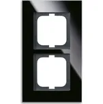 Rámeček ABB Solo carat dvojnásobný černé sklo