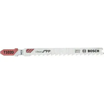 Pilový plátek Plátek pilový Bosch T 102 D Clean for PP 5 ks