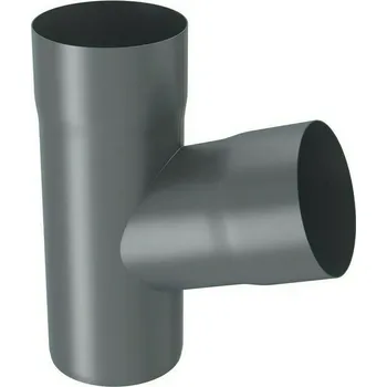 Stavebniny Odbočka svodu boční DEKRAIN ROBUST 100/100 RAL 7016 antracitově šedá