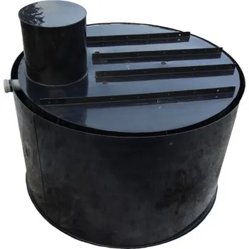 nádrž Nádrž na dešťovou vodu válcová, 3 000 l, k obetonování