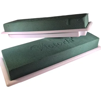 Stuha Victoria miska s aranžovací hmotou na stůl střední - 2 ks/bal bílá