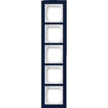 vypínač Rámeček ABB Busch-axcent pětinásobný sklo fialové