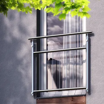 Zábradlí Zábradlí nerezové TAURUS rozteč kotvení 2060 mm s dvojitým madlem