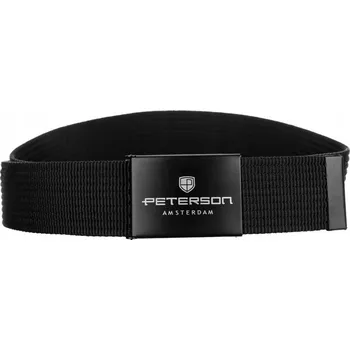Opasek Peterson Pánský opasek s automatickou sponou Fiatau černá 105cm