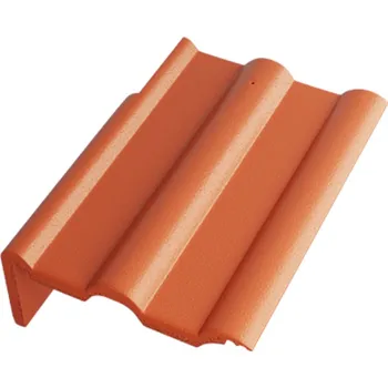 Střecha Taška okrajová levá Betonpres Exclusiv cihlově červená