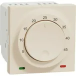 Termostat otočný podlahový Schneider Electric Unica Nová 2 moduly béžová