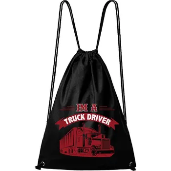 Městský batoh DOBRÝ TRIKO Bavlněný batoh s potiskem Truck Barva: Černá