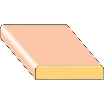 Podlahová lišta Lišta krycí K1 smrk nastavený 44×8×2000 mm, 25 ks/bal.
