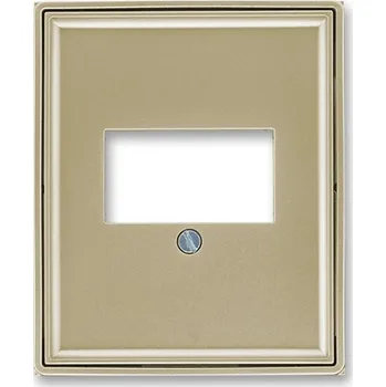 Kryt zásuvka komunikační/reproduktorová ABB Time šampaňská