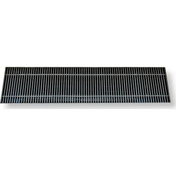 Radiátor BOKI Mřížka příčná Boki PMO 340×1600 mm dural, elox přírodní bez okrajové lišty