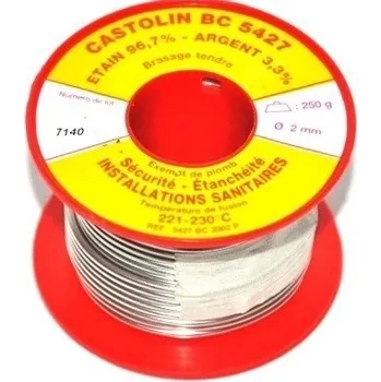 Páječka Pájka cínová Castolin Tin Flam 5427 BC 2 mm