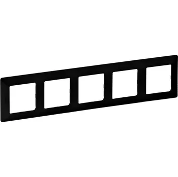 vypínač Rámeček Legrand Valena Life pětinásobný černá