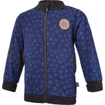 Little Angel mikina hřejivá rozepínací - modrá Velikost: 80