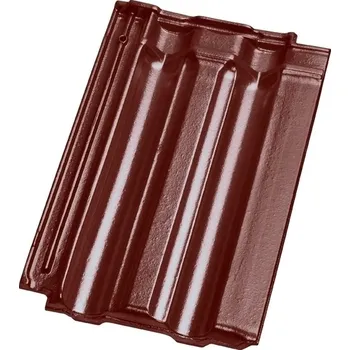 pálená krytina TONDACH Taška střešní Tondach Traditon 11 glazura kaštanově hnědá