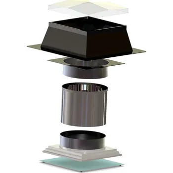 Světlovod Světlovod pro plochou střechu SUNIZER SQUARE průměr 230 mm