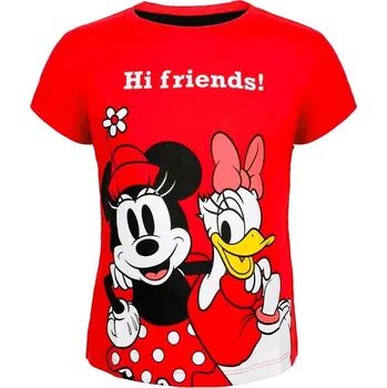 Dětská móda Minnie Mouse TRIČKO MINNIE (červené) Velikost: 98-104