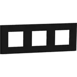 Rámeček Schneider Electric Unica Nová Deco Materials trojnásobná rubber