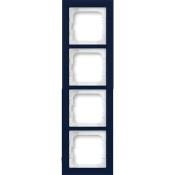 vypínač Rámeček ABB Busch-axcent čtyřnásobný sklo fialové