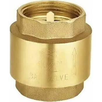 Fitinka Klapka zpětná závitová 2700B 6/4" celomosazná