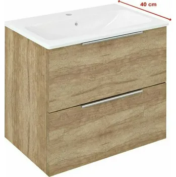 Koupelnový nábytek Skříňka umyvadlová 580×540×390 mm dub alabama CR592-2222