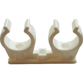 Vodovodní potrubí Příchytka Cu dvojitá s pouzdrem Capricorn 100 ks